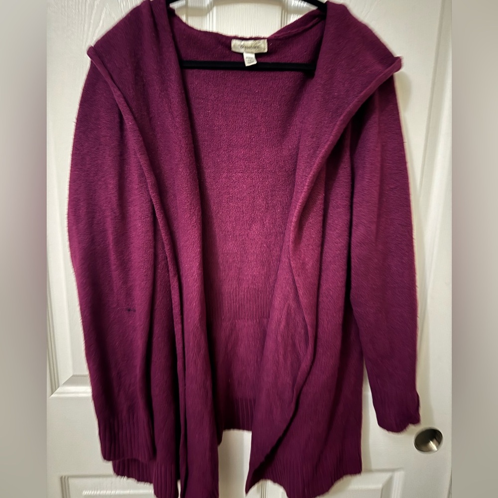 Dress Barn Women's Deep Purple Cardigan